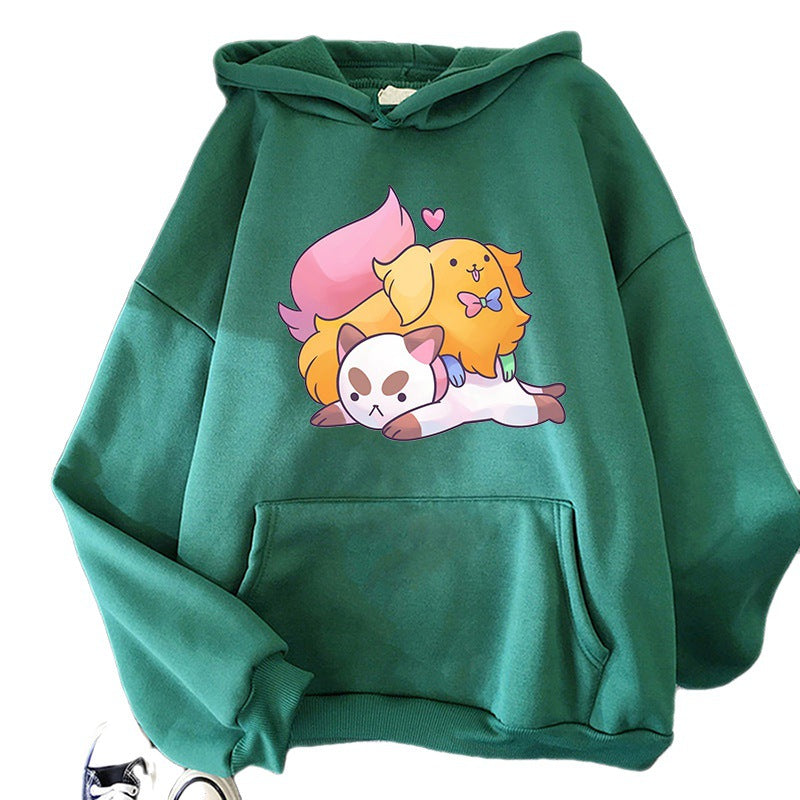 Pet Cartoon Printed Sweater