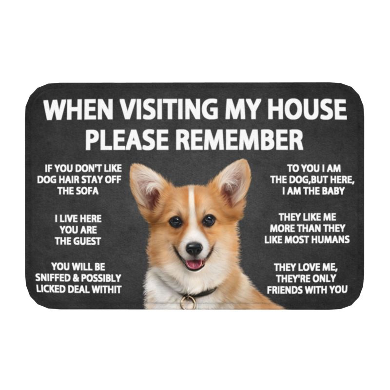 Dogs House Rules Doormat